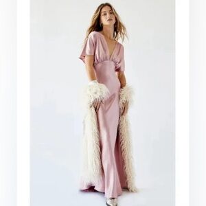 Free people mauve silk dress!